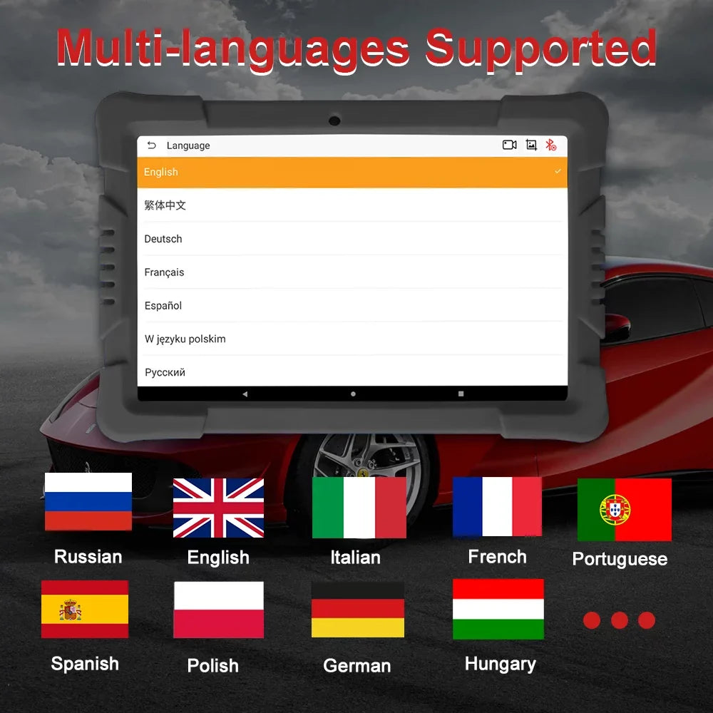 Enhanced K3 Car Heavy Truck OBD2 Scanner Bluetooth Full System Diagnostic Tool