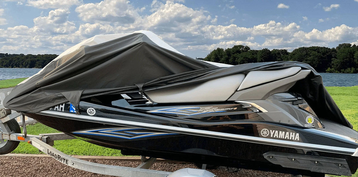 SUPER HEAVY-DUTY PWC 600D JET SKI Cover Compatible for Polaris Pro 785 Limited 2001 1-2 Seater