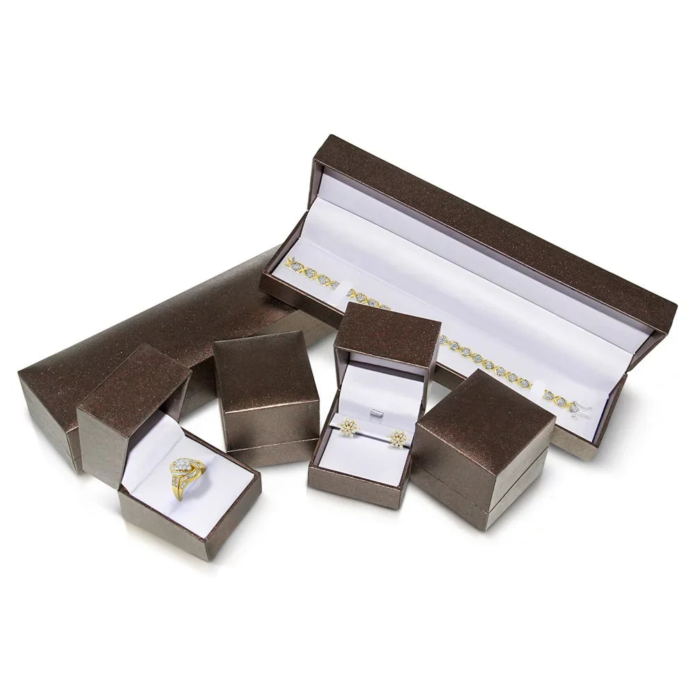 Rose Gold Plated .925 Sterling Silver 1/3 Carat TDW Miracle-Set Diamond Link Bracelet (I-J; I3-Promo)