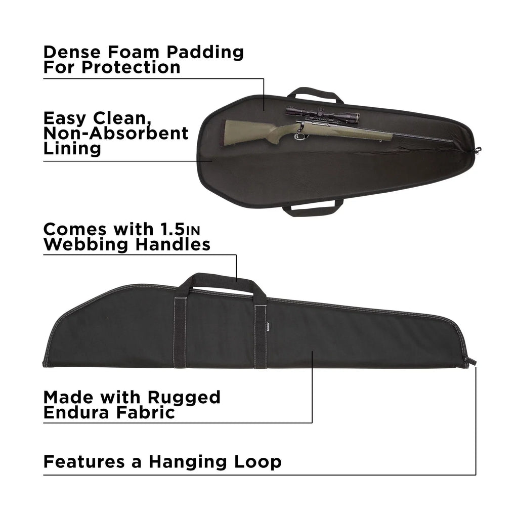 Allen Company Durango 46" Rifle Soft Case; Black; Polyester; 602-46