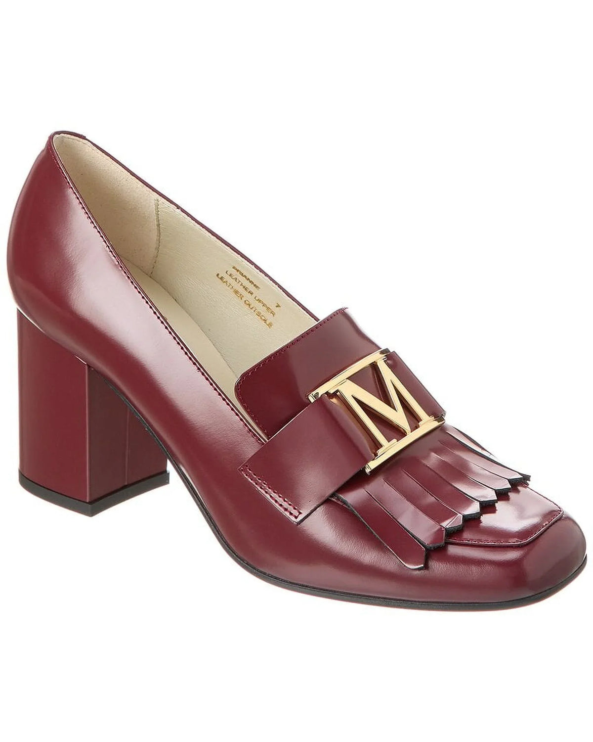 Bruno Magli Brianne Leather Pump; 10.5; Red