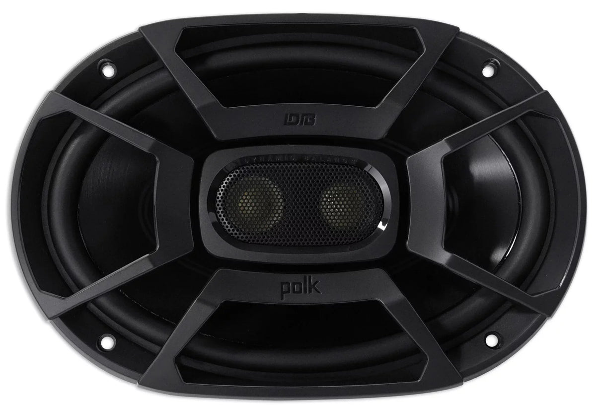 2) Polk Audio DB692 6X9" 450w Car Marine/ATV/Motorcycle/Boat Speakers+Headphones