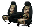 CalTrend Center 50/50 Split Bench Camo Seat Covers for 1994-1997 Toyota Land Cruiser - TY120-92KS Retro Insert with Black Trim