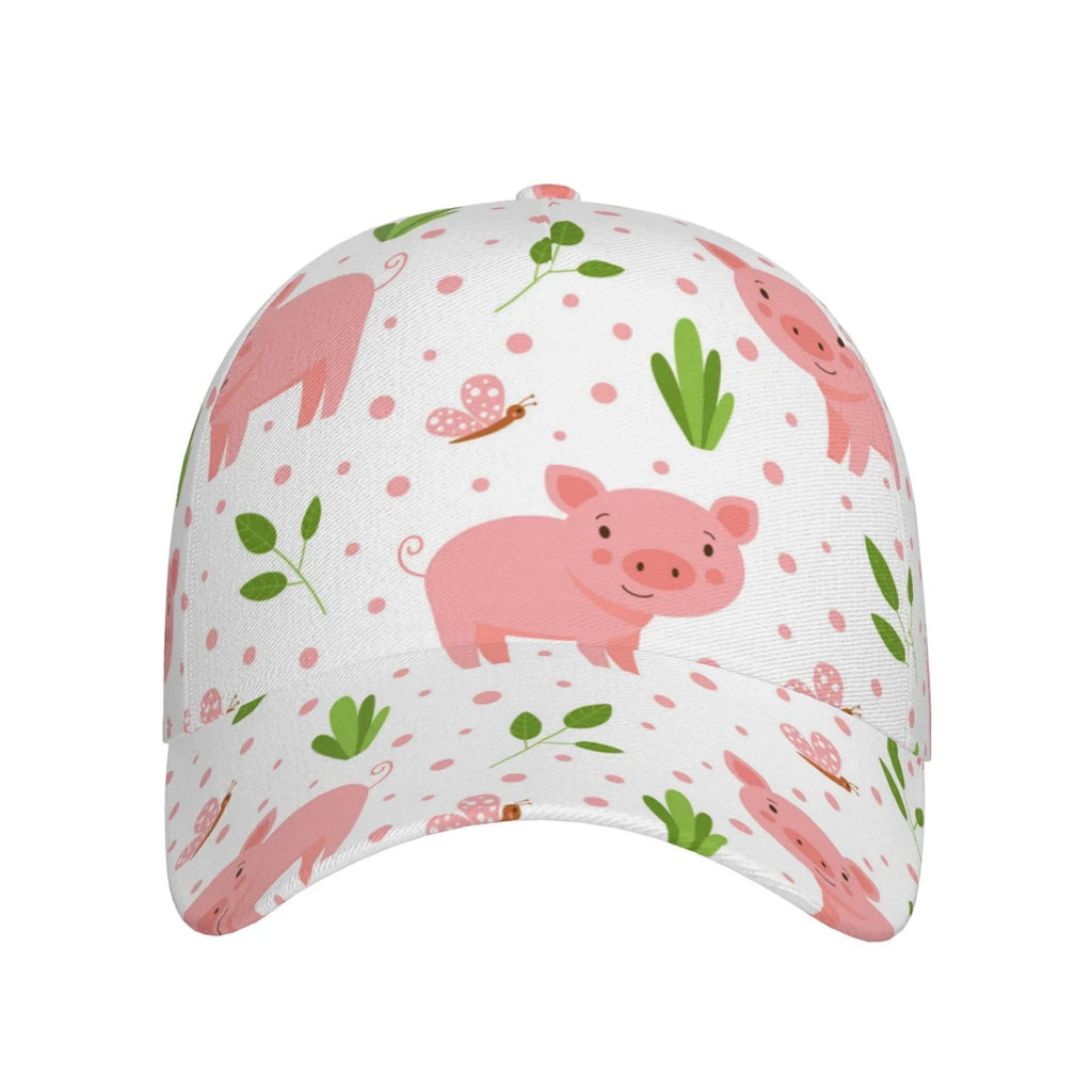 Lukts Funny Little Pigs Cap Hat For Men/Women;Unstructured/Cotton